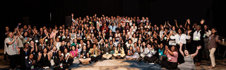 Group photo of all attendees at the 2024 New Horizons in Conservation Convening, held in D.C.