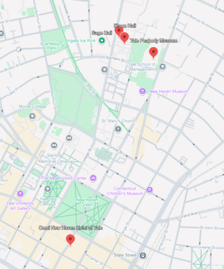 Convening locations map